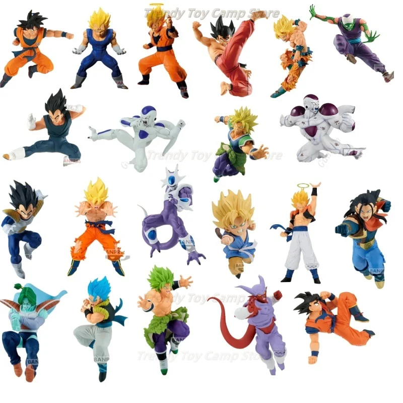 

Bandai натуральная BANPRESTO MATCH MAKERS Dragon Ball Son Goku Vegeta Piccolo Frieza Android 17, аниме, экшн-фигурка, модель игрушки, подарок