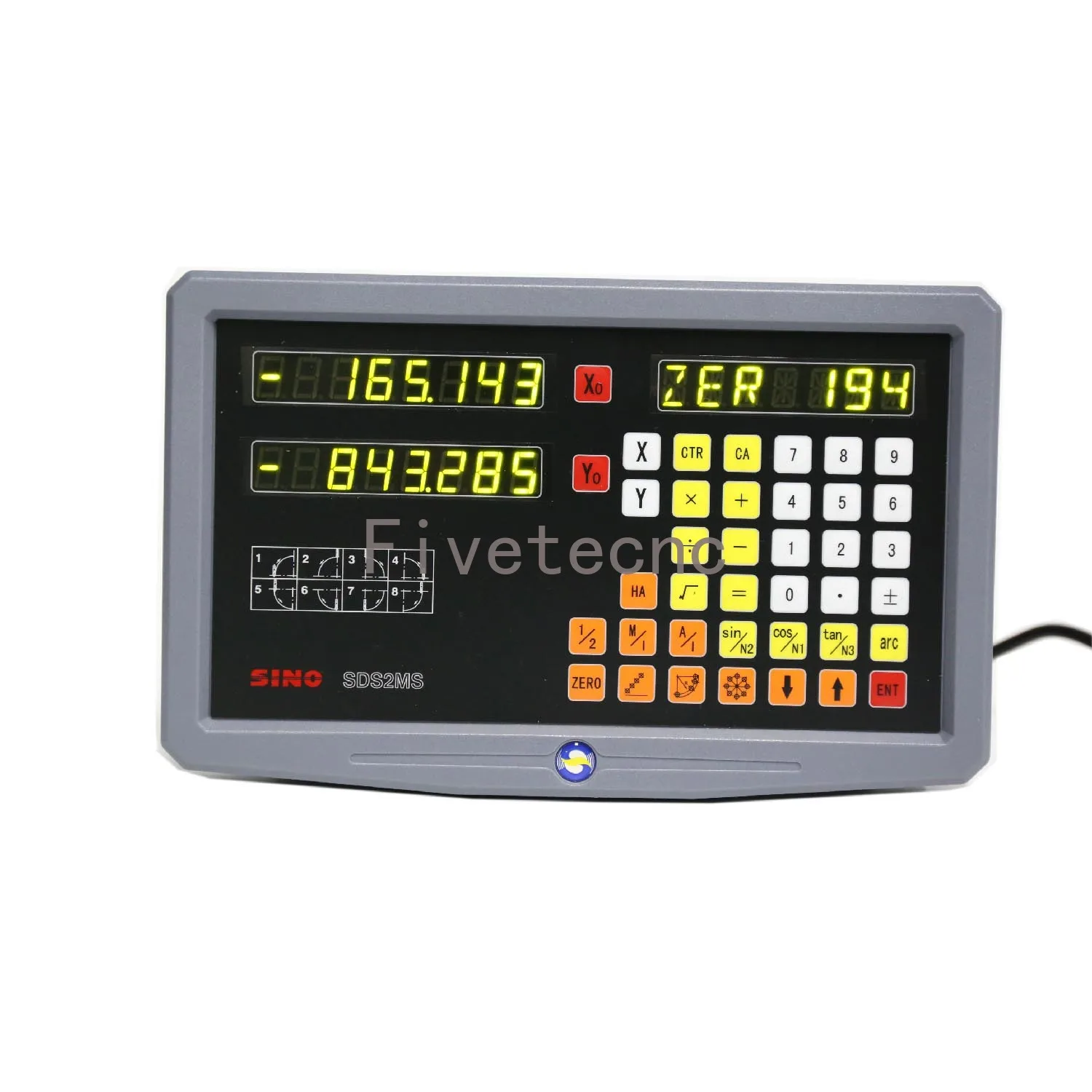 SINO SDS2MS 2 axis digital readout DRO Display for X Y Z Axes