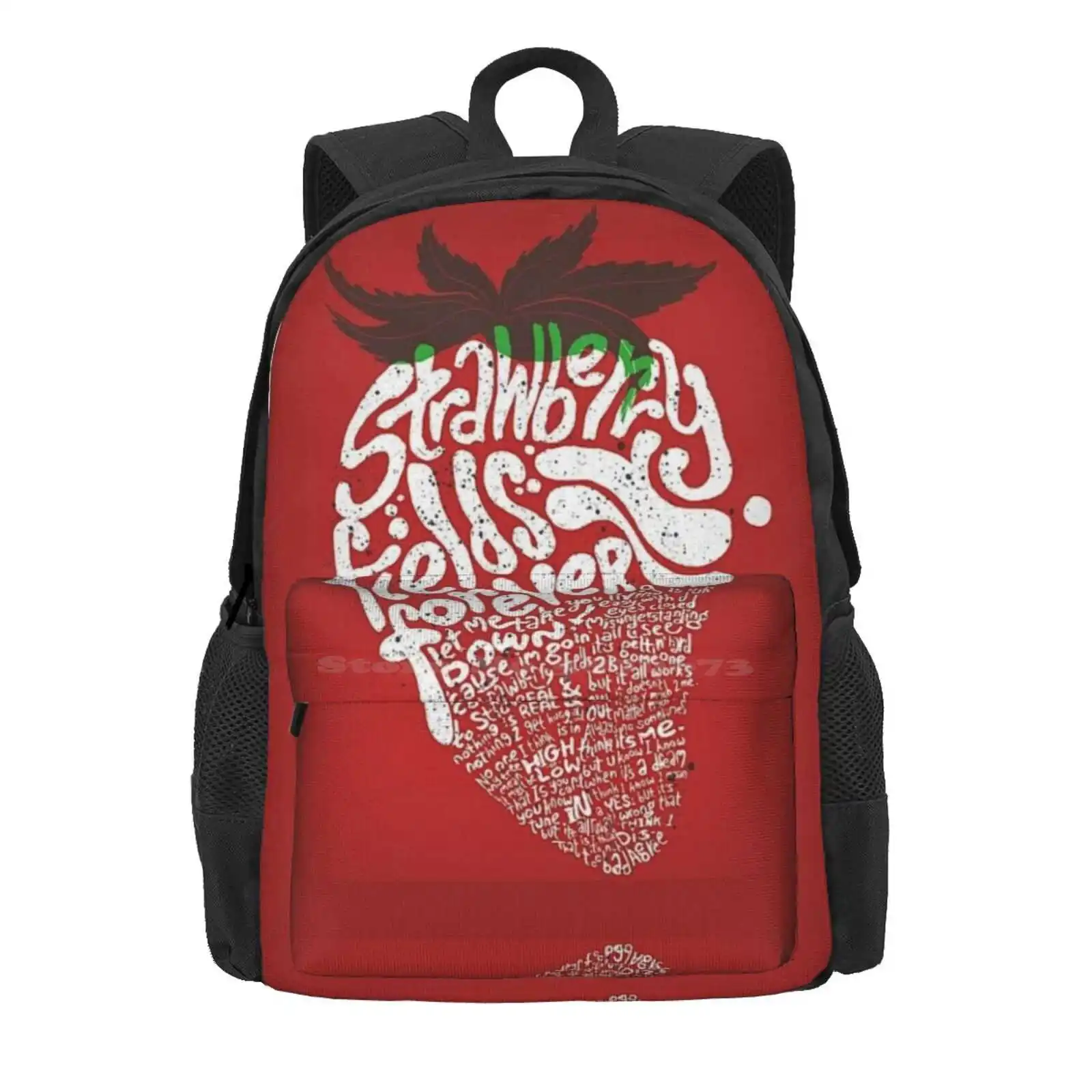 Strawberry Fields Forever Hot Sale Schoolbag Backpack Fashion Bags The Strawberry Fields Forever