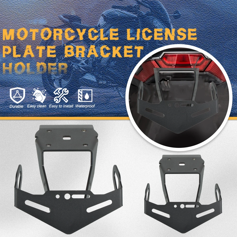 FOR YAMAHA YZF R15 V3 2017-2020 2019 2018 Motorcycle Rear License Plate Holder Bracket Tail Tidy Fender Eliminator Accessories