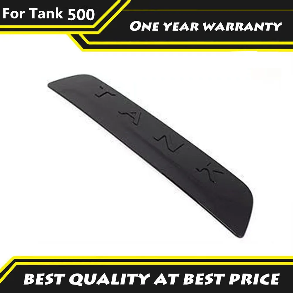 Fit For Tank 500HI4-T 2024 2025 Modified Black Knight Kit Tailgate Trim For Car Chrome Blackened Spare Tire Trim
