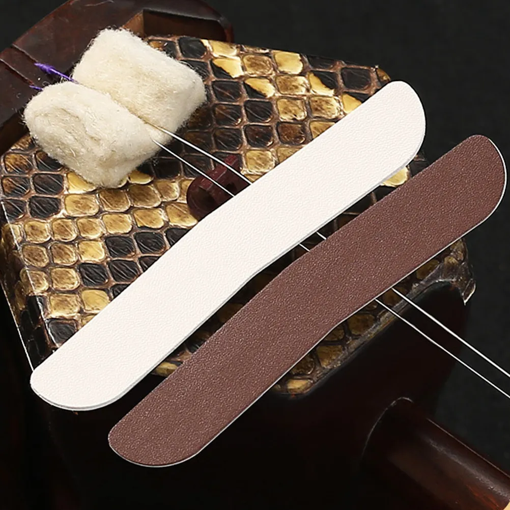 4Pcs Erhu Angle Protectors Crash-Proof Wear-Resistant PU Corner Guards Super Ductile Thick Erhu Accessories for Violin-Like