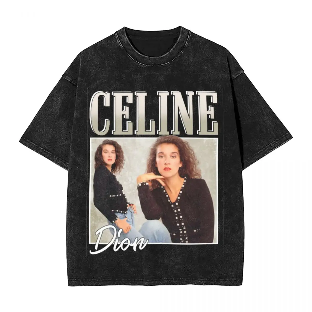 

Celines Dion Titanic T Shirts Hip Hop Washed Harajuku T-Shirts JPunk Rock Metal for Men Women Tops Streetwear Summer Tops Tees
