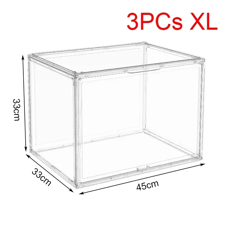 Transparent Storage Box Organizer Bookshelf Album CD Desktop Dustproof Display Cabinet Book Storage Box Magazine Organizer image 3