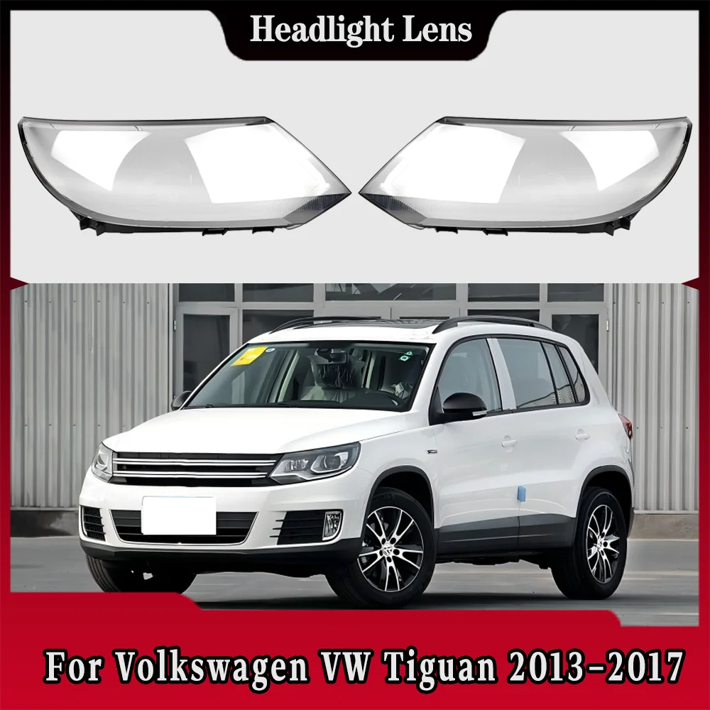 

For Volkswagen VW Tiguan 2013 2014 2015 2016 2017 Lampshade Headlight Shell Headlamp Lamp Cover Transparent Shade Lens