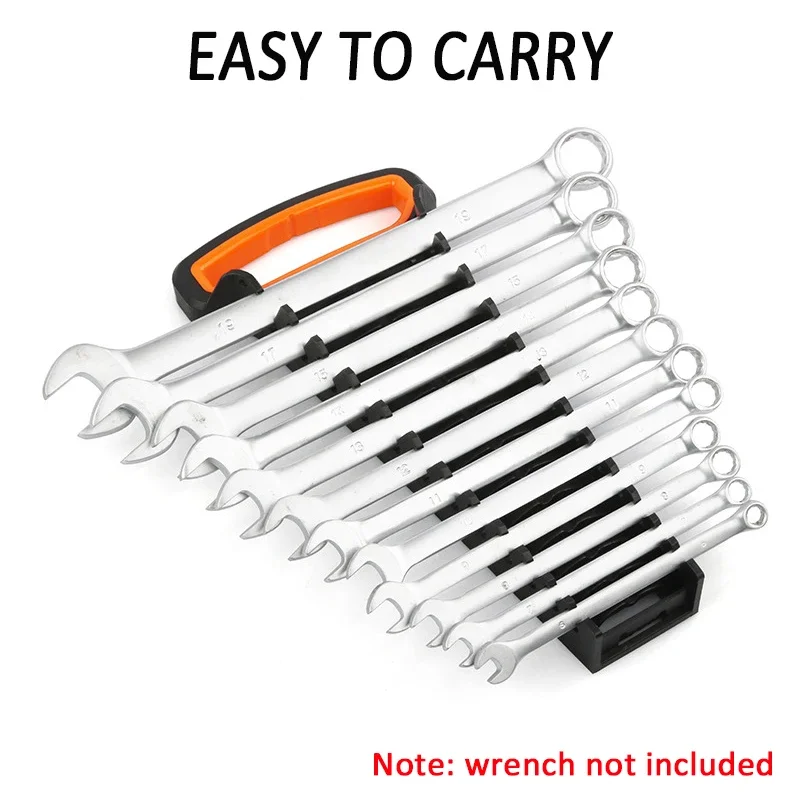 Space Saving Wrench Organizer Storage Rack Tray Socket Storage Tool Rack Sorter for Home Garage