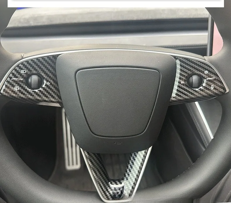 Lenkradabdeckung für Tesla Model Y Juniper Model 3 Highland 6-Sitzer ModelYL Lenkradschutz Dekorative Verkleidung – Detail 19