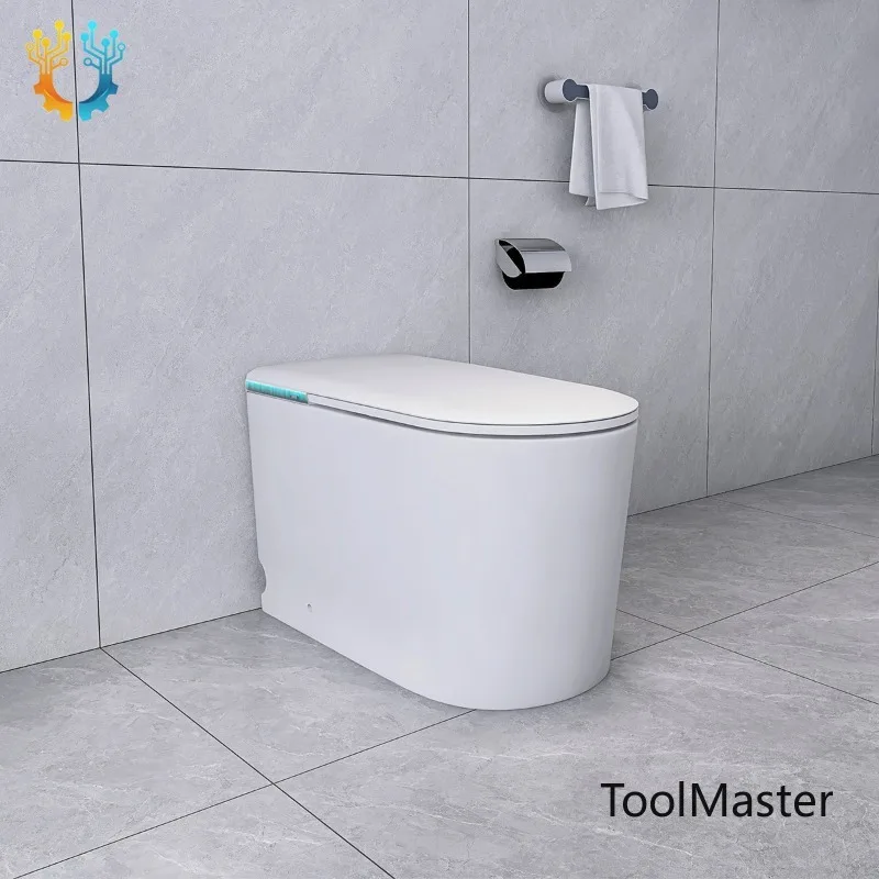 

2026[Hot Sale] Modern Ceramic Smart Toilet With Remote Control Heated Seat Air-Drying Round Bowl Siphon Jet Flushing Floor Mount
