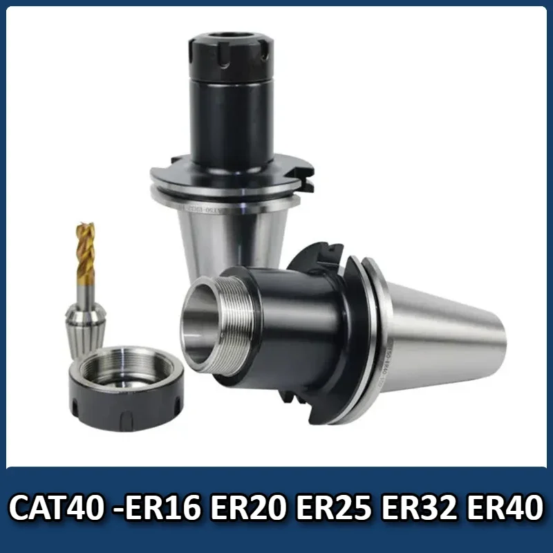 

CAT40 -ER16 ER20 ER25 ER32 ER40 Tool holder CAT40 70L 100Ltoolholder collet chuck for CNC milling lathe tool