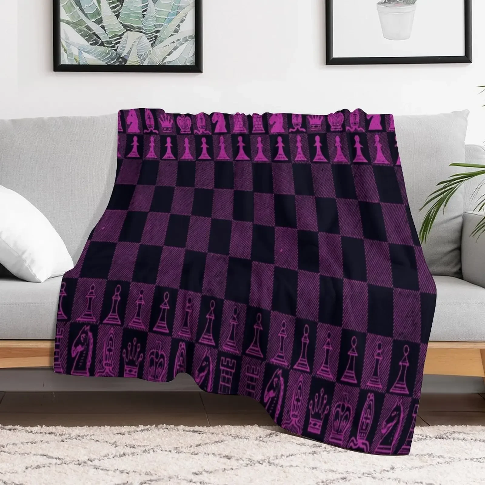 Chess Fan, Chess Player, Grand Master of Chess Throw Blanket Sofas Decorative Sofas Blankets