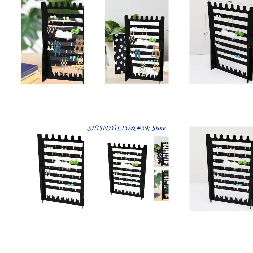 

E21F Black Sergrings 7-Layered Counter Holder Deviler Diewerry Shows