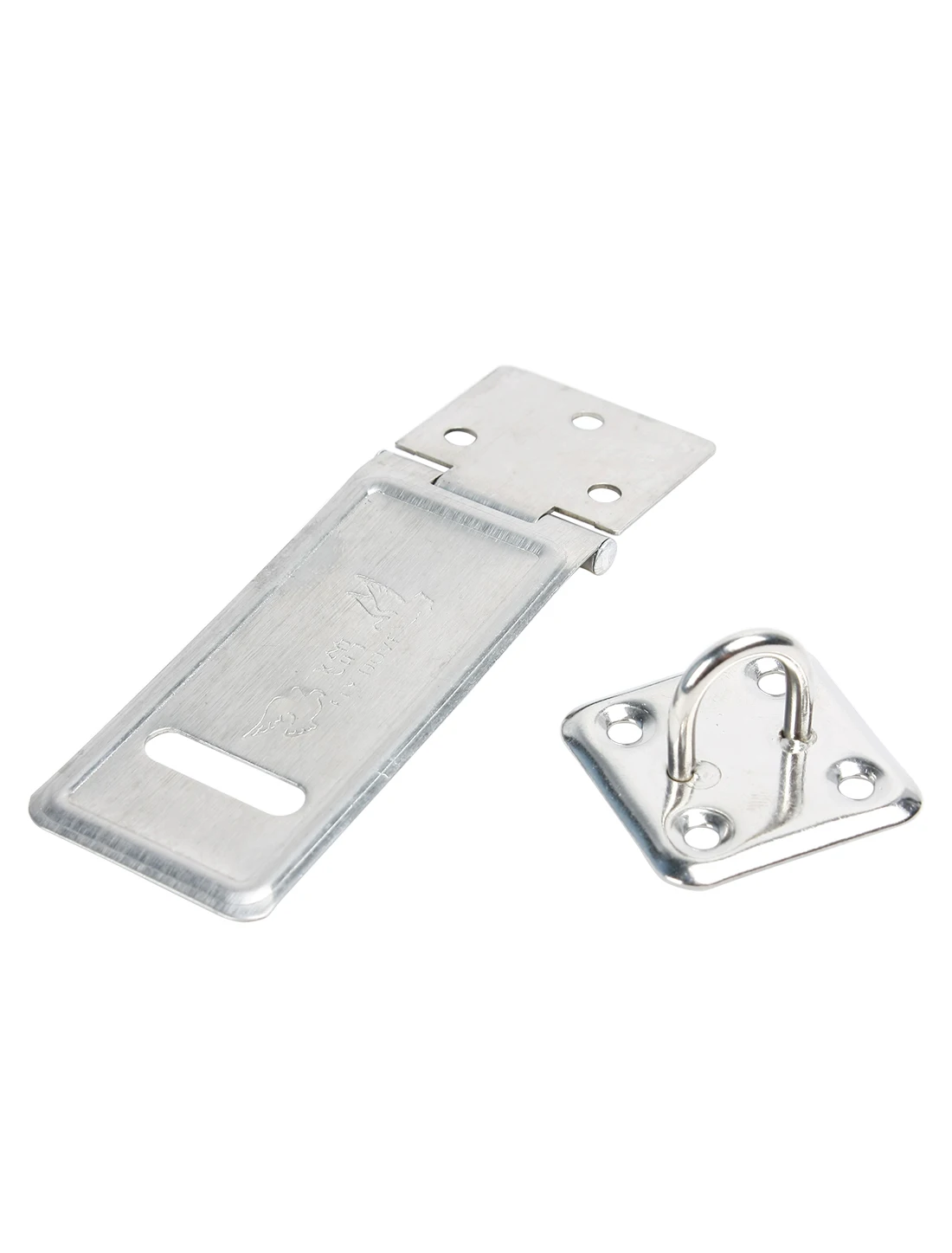 Stainless Steel Door Lock Striker Latch Catch Bolt Hasp Staple Set - Image 4