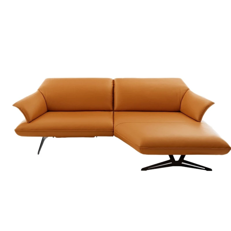 

Adjustable function electric sofa leather small apartment sofa