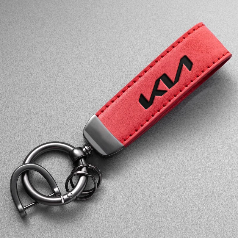 Novo chaveiro de couro para carro, cordão para presente, chaveiro para KIA Ceed Sportage Rio Proceed K5 Optima Sedona Forte Cerato Venga