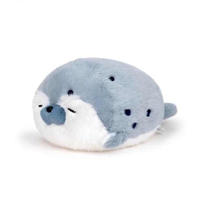 New Seal Plush Toy Soft Pillow Lifelike Stuffed Marine Life Sea Otter Soft Doll Simulation Seal Cushion Christmas Birthday Gift