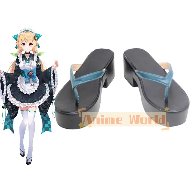 

Virtual YouTuber Nijisanji LazuLight Pomu Rainpuff 2022 Maid Cosplay Shoes Halloween Carnival Christmas