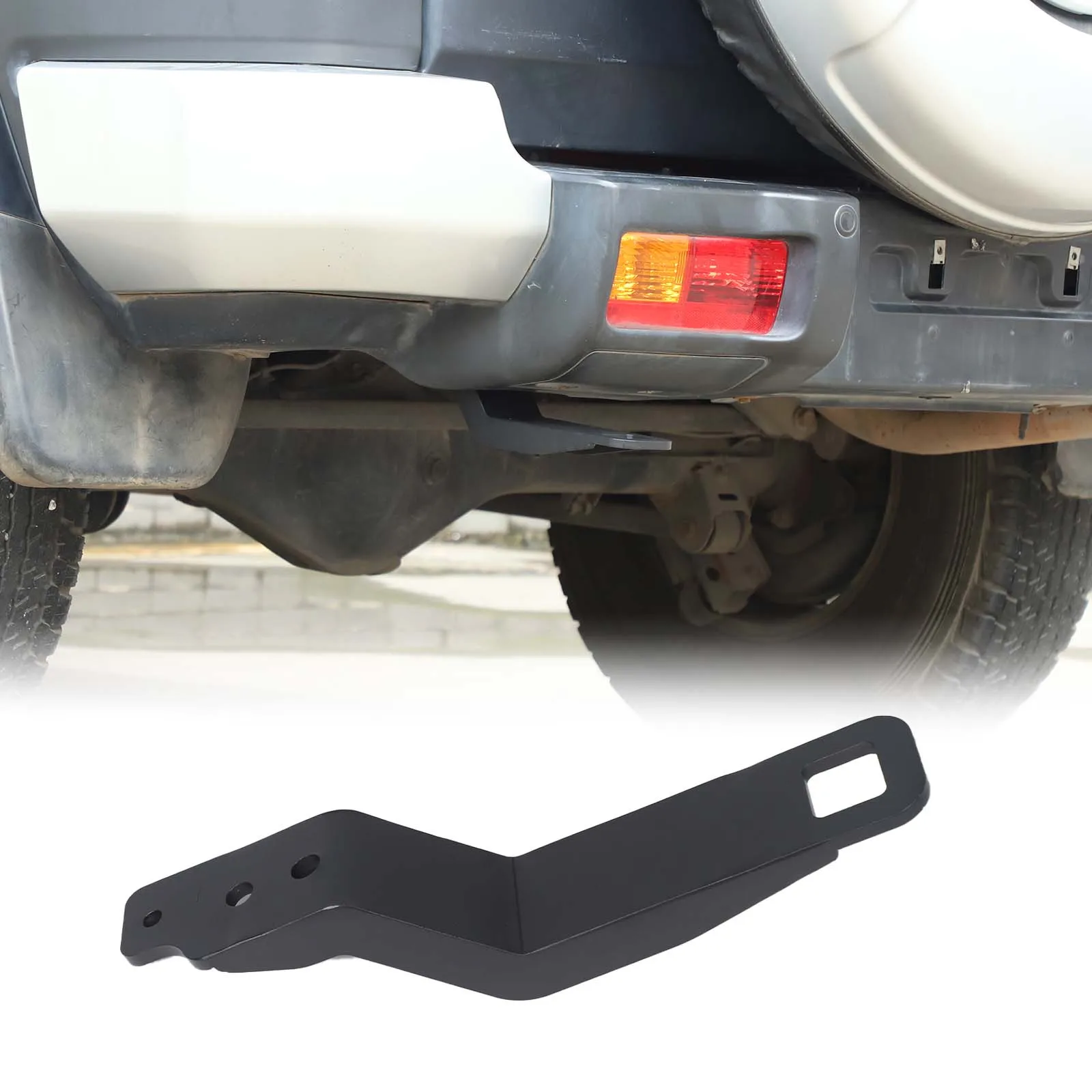 For Toyota FJ Cruiser 2007-2021 Carbon Steel Car Rear Tow Hook Vehicle Rear Towing Hook Trailer Towing Bar Car Accessories