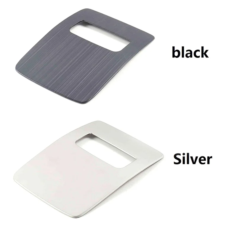 صندوق قفازات السيارة الفضي للتخزين ، غطاء لوحة التبديل ، مقبض للـ MS HS ، من الفضة