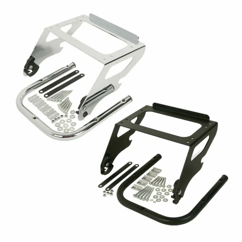 Motorcycle Detachable Solo Luggage Rack For Harley Tour Pak Touring Electra Street Glide Road King Classic FLHT FLHR 1997-2008