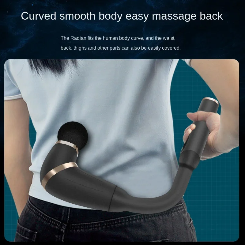 New Home Electric Massage Tool Multifunctional Wireless Beating Meridians Electric Handheld Massage Fascia Gun