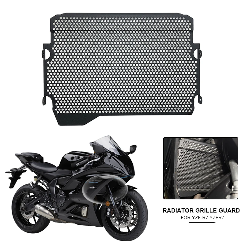 Radiator Guard Grille Cover Protector Fit For Yamaha YZF-R7 YZFR7 YZF R7 2021 2022 2023 2024 Motorcycle Cooler Protection Grill