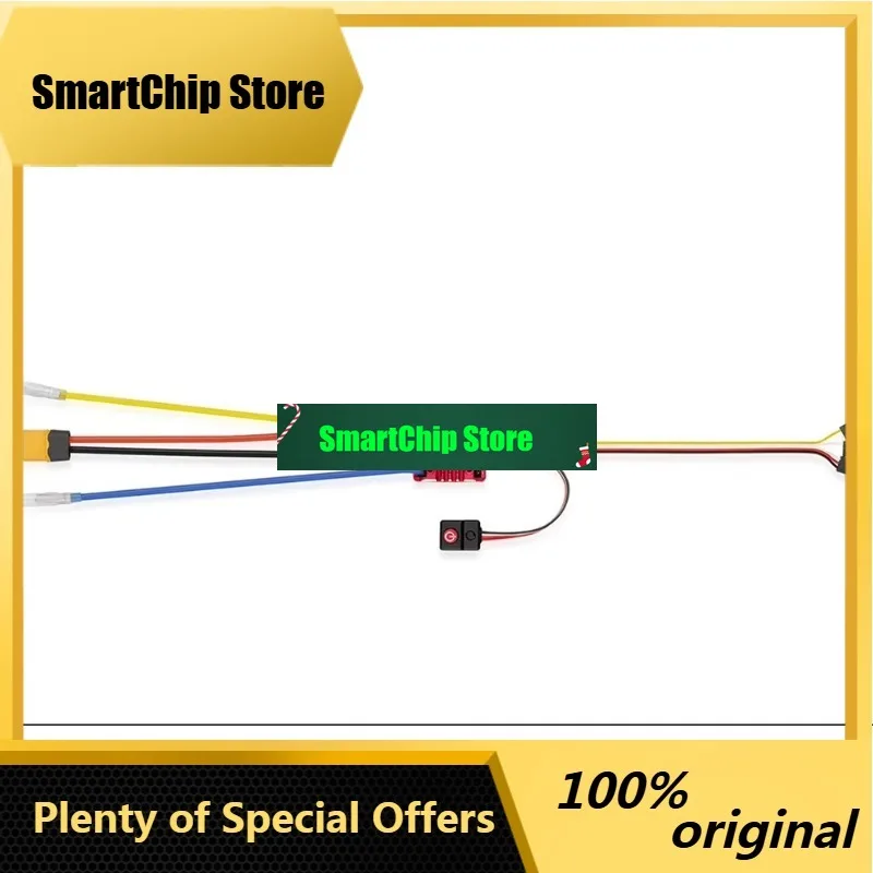 SmCp1pcs For Hobbywing QuicRun 1080 G2 Brushed ESC, 80A/400A 6-8.4V BEC XT60 IP67 Waterproof For 1/10 Rock Crawler Tank
