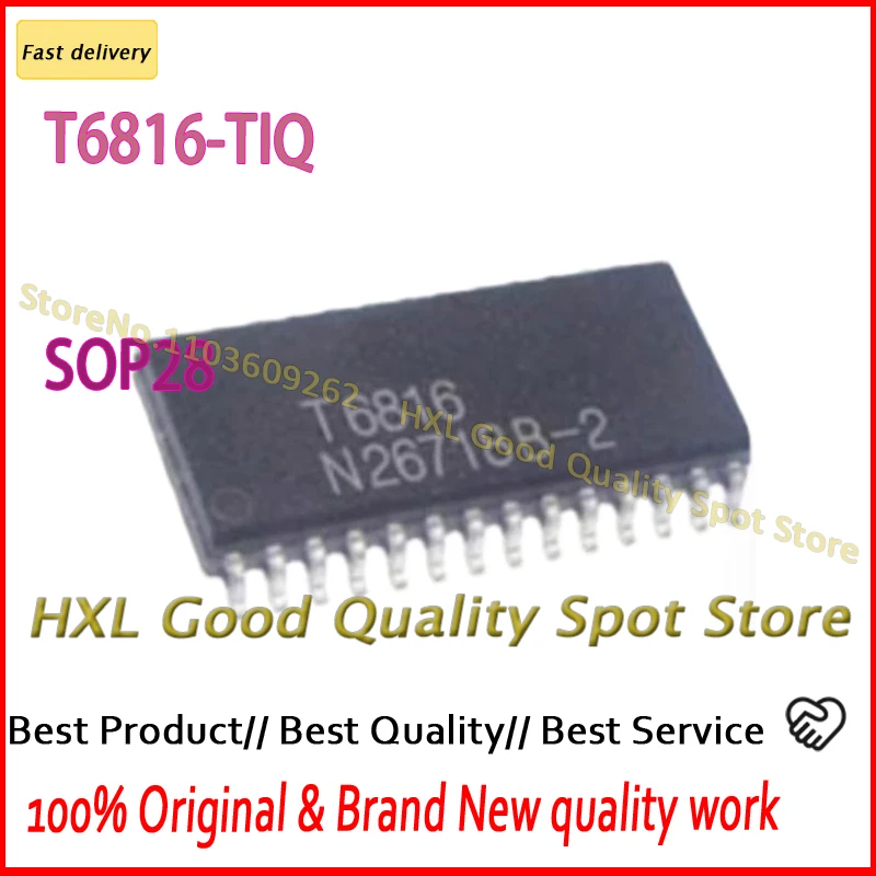 T6816-TIQ T6816 SOP-28 Air Conditioner Panel Chip 5~10PCS/LOT