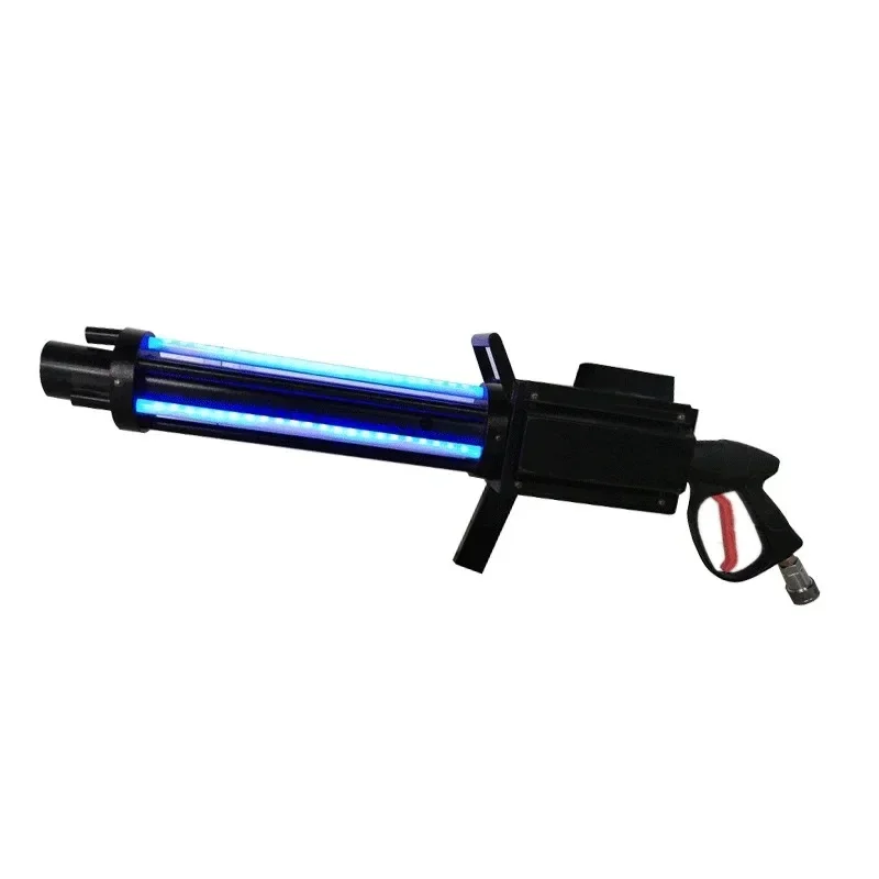 Stage handheld carbon dioxide colored paper gun, bar atmosphere spray paper gun LED air column gun