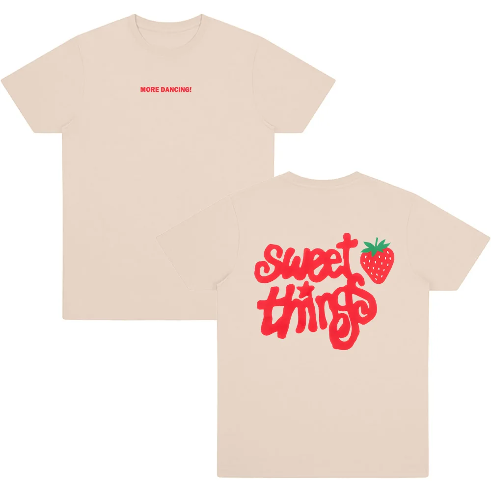 Olivia Dean Sweet Things T-shirt Moda Nuovo Merch Donna Uomo T-shirt in cotone Estate Casual Manica corta Tee Comfort Y2k Abbigliamento