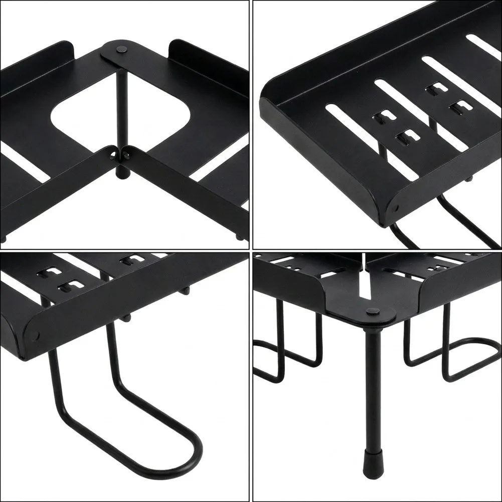 Adjustable Faucet Holder Faucet Shelf No Drill Installation 5.9 Inch Wide Opening 180 Degree Rotation Faucet Shelf