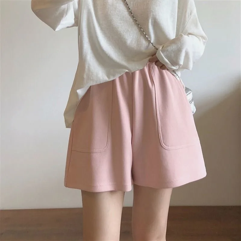

Pink Maternity Pants with Adjustable Belly Support Comfy Wide Leg and Shorts for Pregnant Women, No-Belly Pinching Style