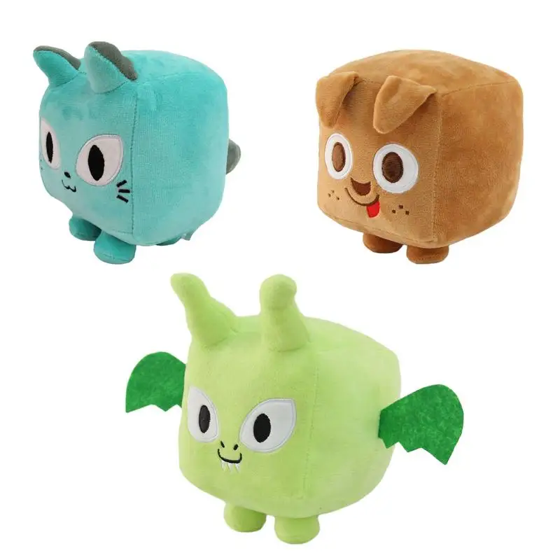 

Pet Simulator X Cat Plush Toys Cute SquareCat Toys Plushies Doll Soft Stuffed Toys Children Boys Girls Christmas Birthday Gifts