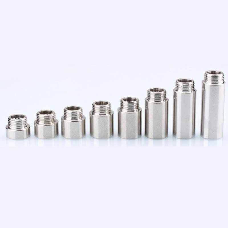 1pcs Brass Electroplating /Brass/304 Stainless Steel Male to Female Extension Pipe Extension:1cm 1.5cm 2cm 2.5cm 3cm 4cm 5cm 6cm