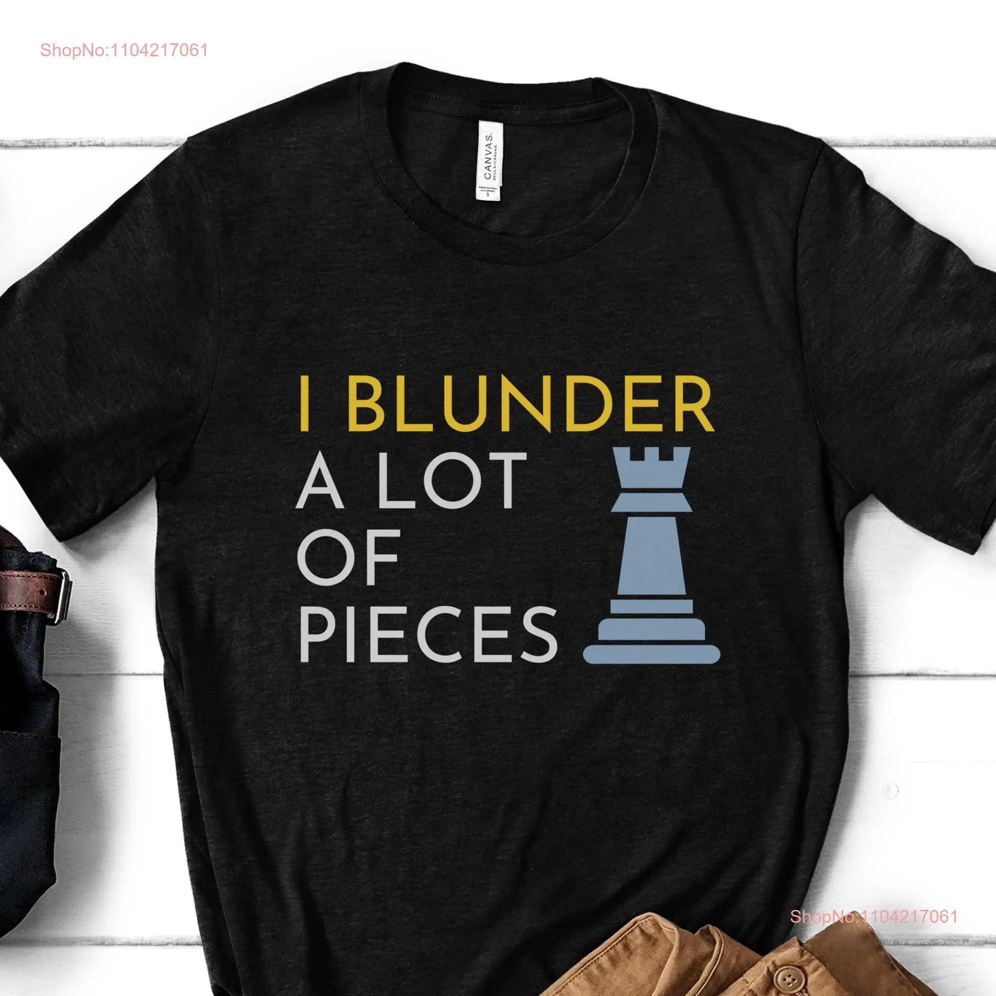 Funny Chess Player T Shirt Lover Tournament The Perfect Strategic Thinker long or short sleeves