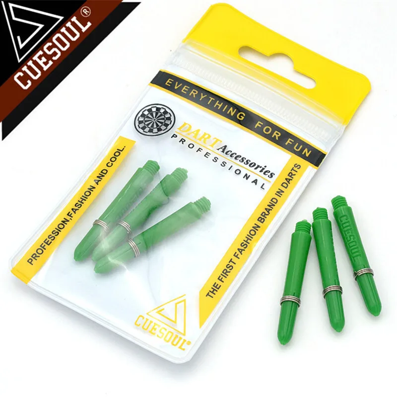 CUESOUL 35/41mm Darts Shafts Nylon 6pcs 2BA Dart Shaft For Professional Darts Plastic Dart Shafts Accessories