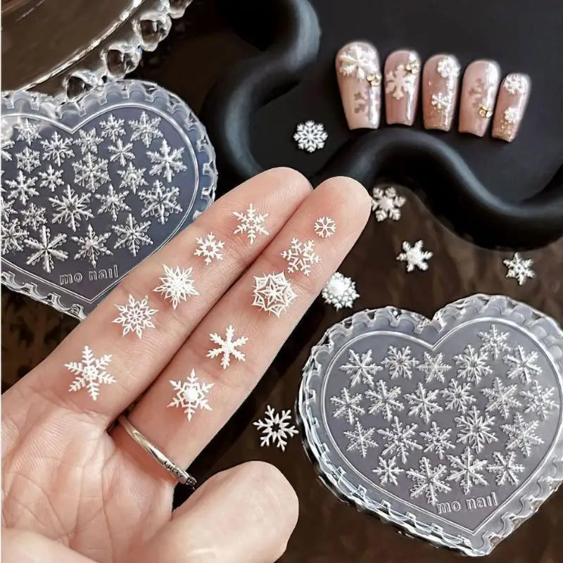3D Weihnachts-Schneeflocken-Design Silikon-Nagelkunst-Form DIY Nageldekoration Werkzeuge – Detail 3