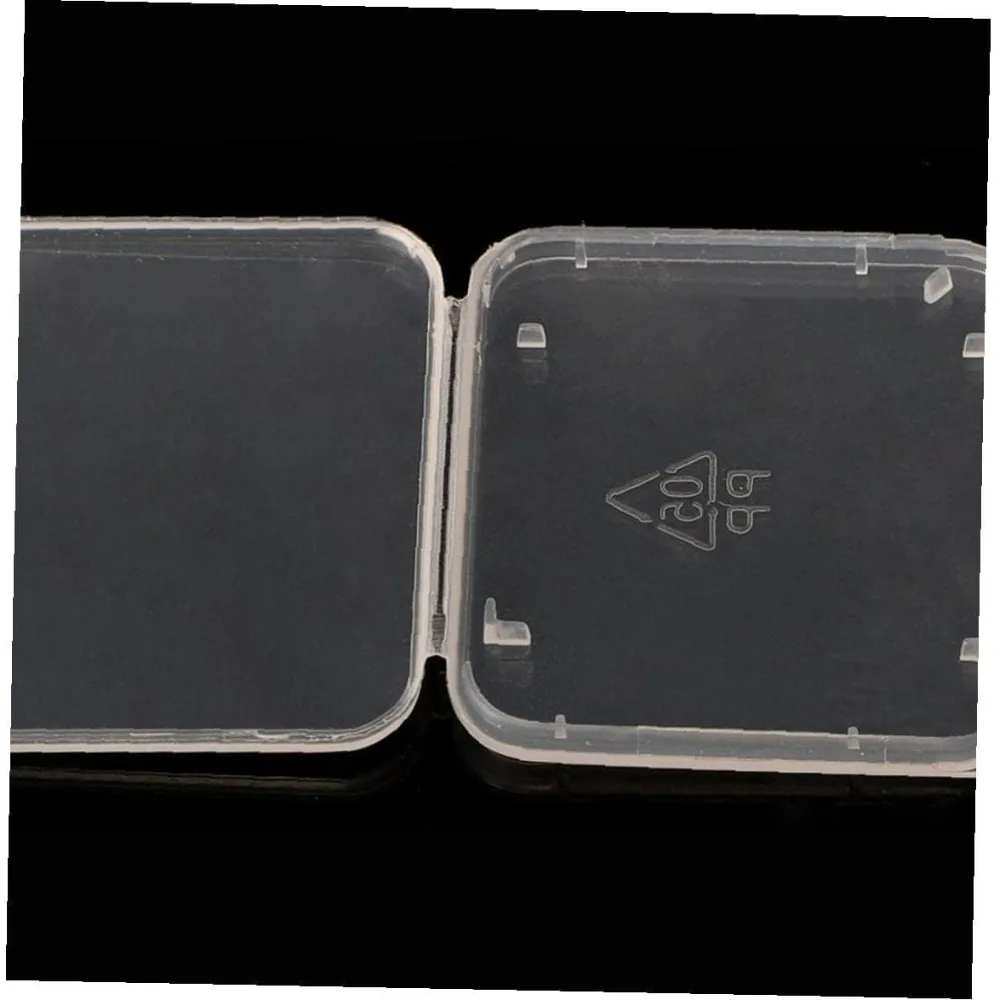 10 Stück transparente SD-Kartenetui-Halterung, langlebige Aufbewahrungsbox für SD/Micro SD/SDHC/SDXC-Speicherkarten