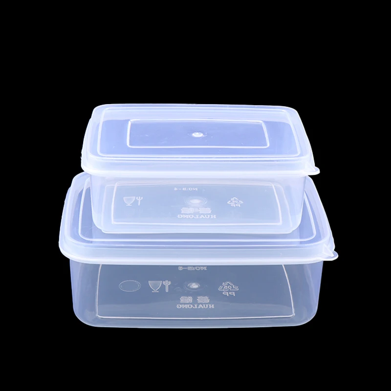 300/500ml Transparent Plastic Rectangular Crisper Special For Refrigerator Sealed Food Grade Kitchen Storage Box