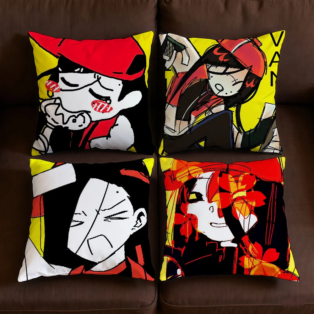 Cushion Cover Square Decorative Throw Ricedeity Pillow Butcher Case Sofa Bed Living Vanity Xi Room Yi Anniversary Gifts