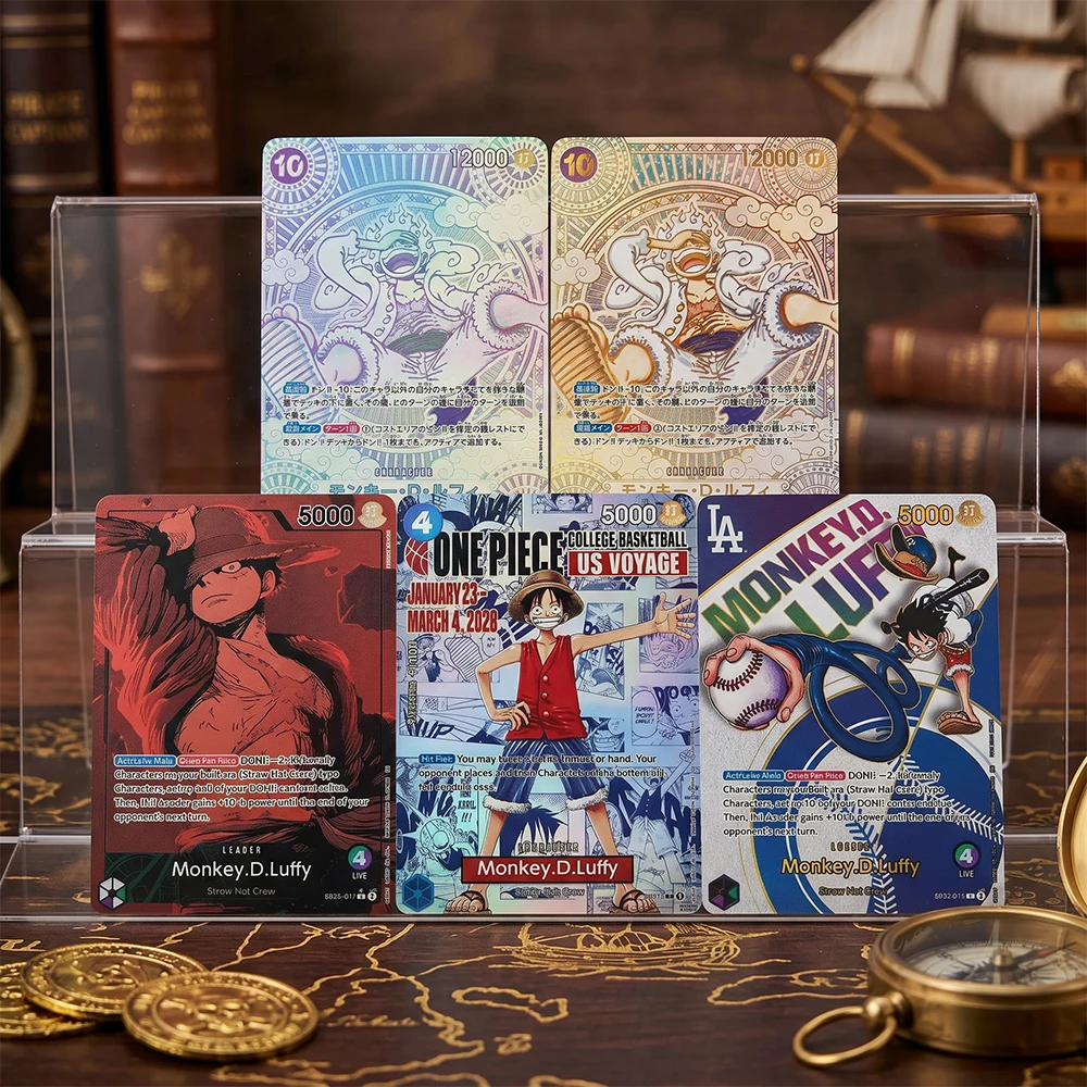 Carte à collectionner DIY Anime OPCG 2026 Promos Basketball universitaire Monkey.D.Luffy Anglais P-055 Carte foil Cadeaux pour collectionneurs
