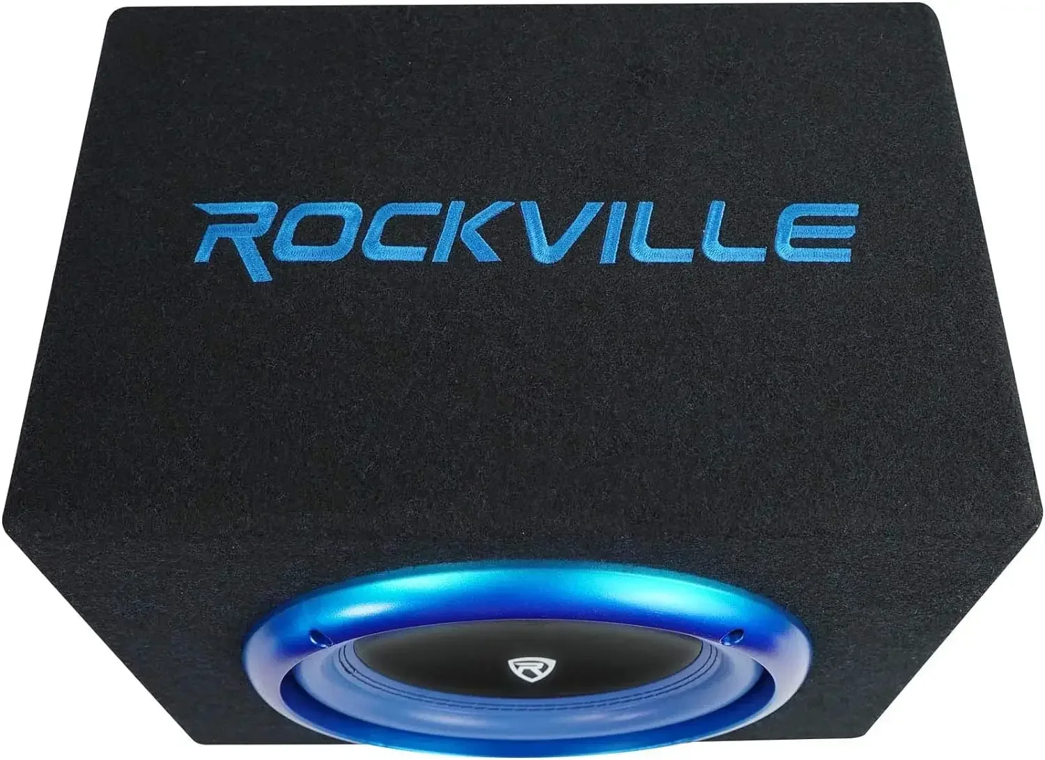 Rockville RVB10.1A 10 Polegadas 500W Subwoofer de Carro de Alimentação Ativa + Caixa de Sub, Preto