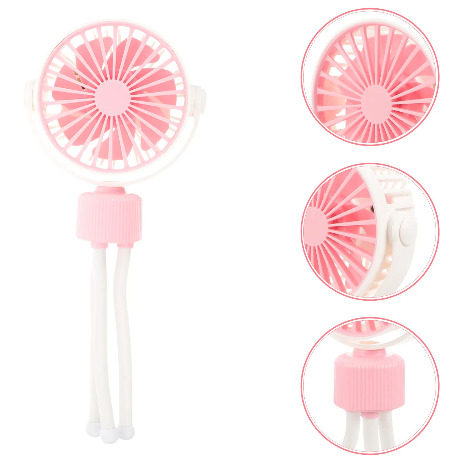

1Set Folding Mini Portable Handheld Fan Lightweight ABS PP Material Small Personal Cooling Fan for Outdoor Indoor Summer Travel