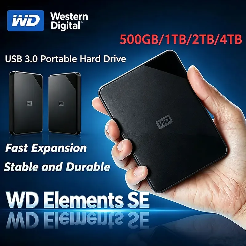 ウェスタンデジタル-wd-モバイルハードディスク-500gb-1tb-2tb-4tb-外付けhdd-25インチ-ハードドライブ-大容量-メカニカル-usb30-ハードドライブ