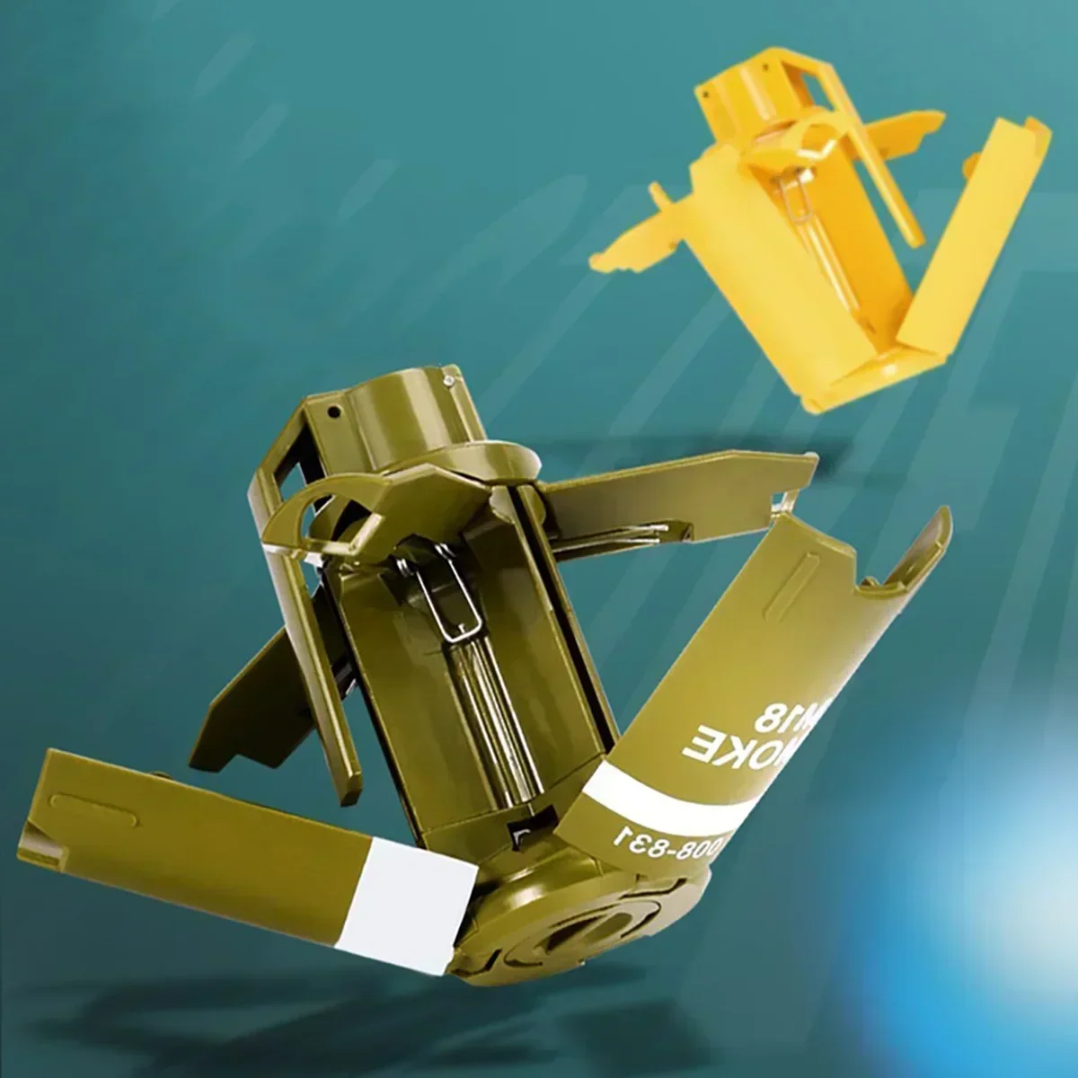 Taktische Granate Modell M18 Burst Mine Wasserbomben Granate Hüpfende Rauchgranate Airsoft Granate Modell