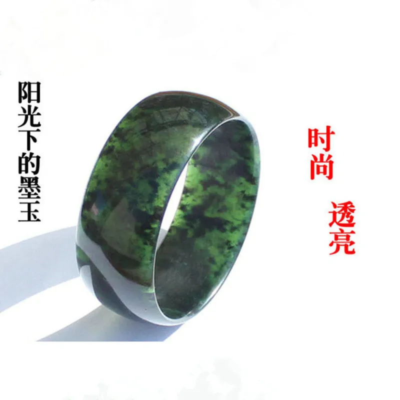 Factory direct sales aGoods Lantian Dark Jade Bracelet  Serpentine Jade Bracelet Jade Bracelet Women's Jade Wholesale