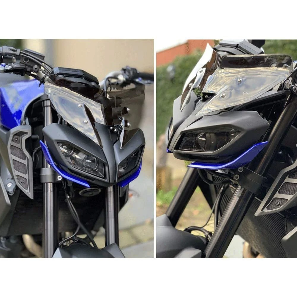 Déflecteurs de vent de couverture de pare-brise de moto pour YAMAHA MT-09/SP FZ-09 2017-2020