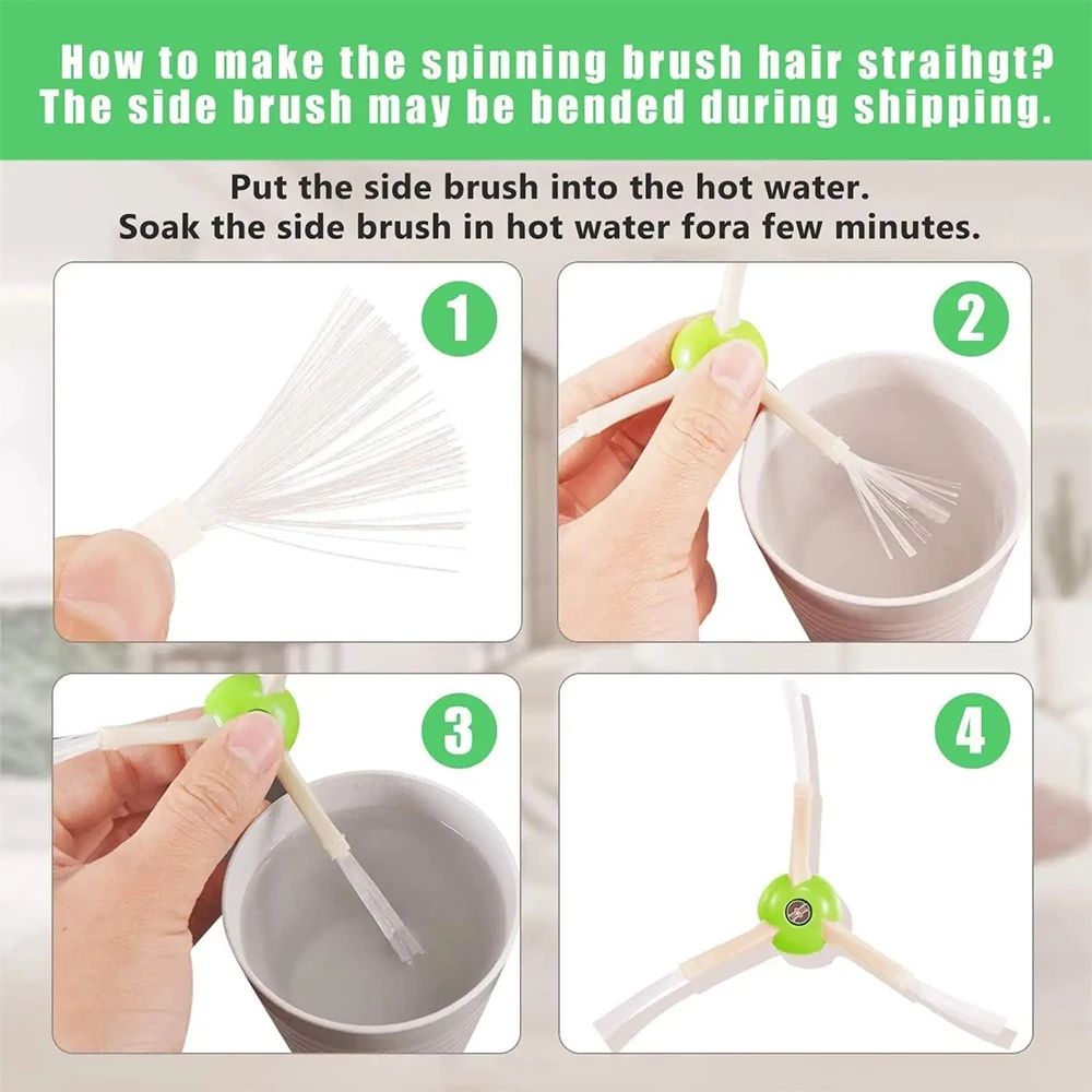 ل اي روبوت رومبا i3 i3 + i4 i6 i6 + i7 i7 + i8 i8 + J7 J8 /Plus E5 E6 E7 I ، E & J سلسلة نظافة روبوت استبدال أجزاء الملحقات #5