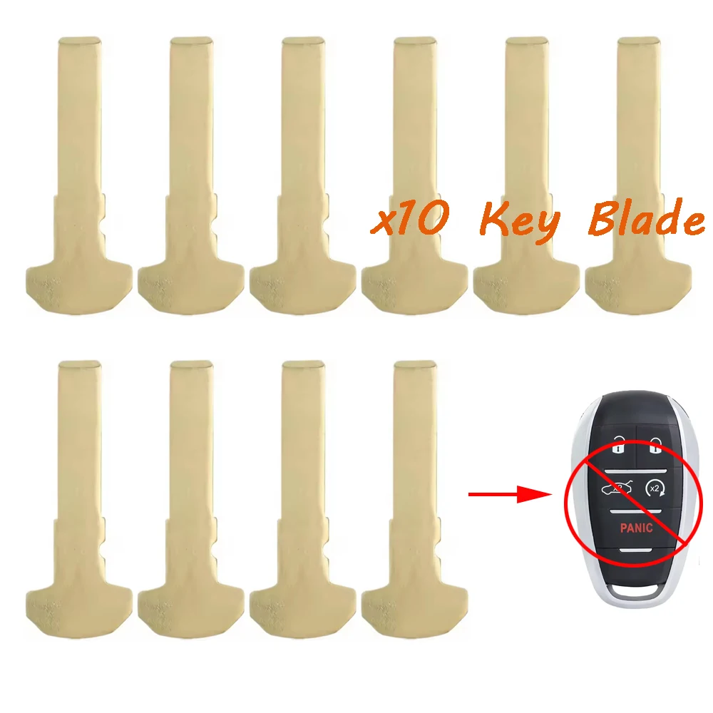 

10 пустых лезвий дистанционного ключа для Alfa Romeo Stelvio Giulia Etcetera 2015 2016 2017 2018 2019 2020 2021 2022 2023 для KR5ALFA434