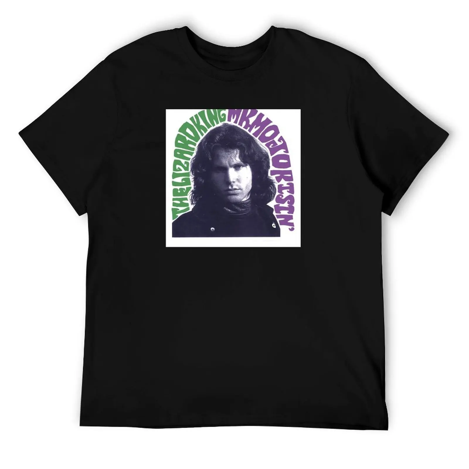 تي شيرت جيم موريسون مخدر تي شيرت رجالي قطن جرافيك تي شيرت تي شيرت #1