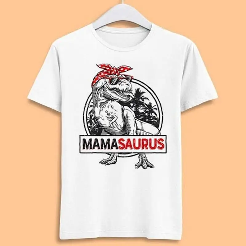 

Mamasaurus T Rex Dinosaur Mother Birthday Mama Family Meme Gamer Movie Music Top Adult Shirt 7219